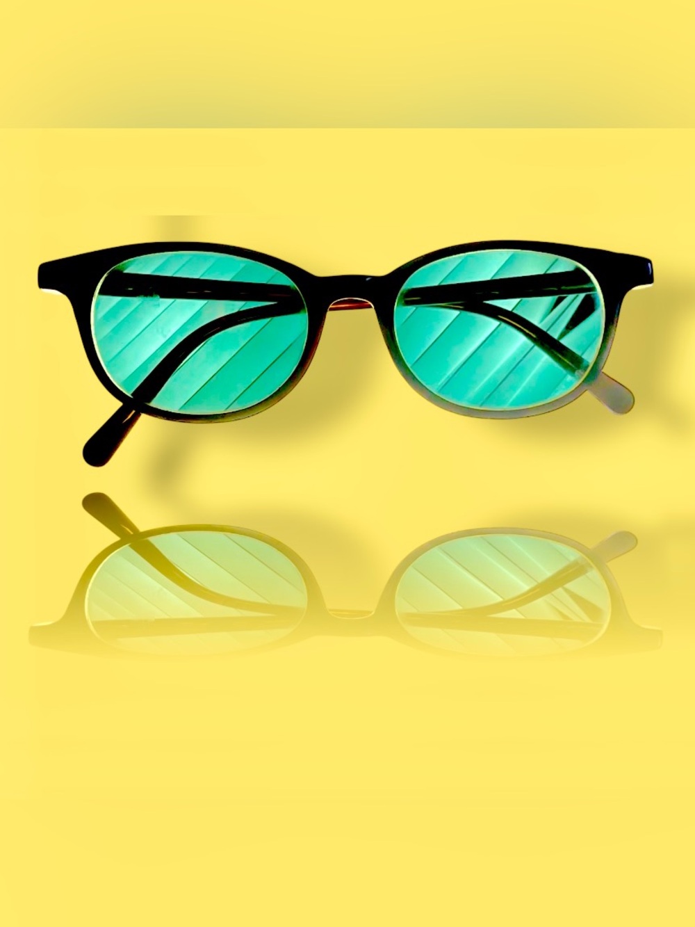 Zenni tortoise +2.5 emerald green progressive lens sunglass readers